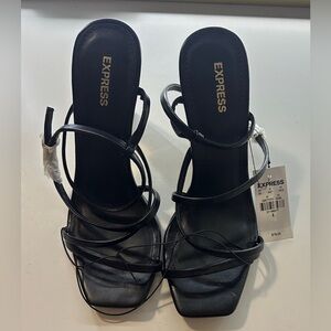 Express strappy heels. Wore once!